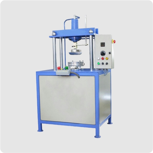 Single die hydraulic paper plate making machine
